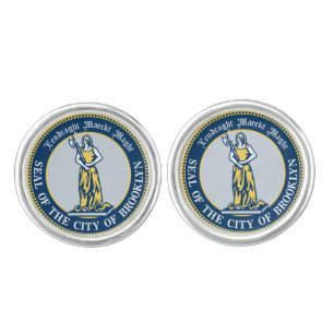 Seal of the Borough of Brooklyn, New York Cufflinks