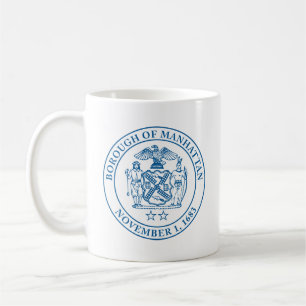 Seal of the Borough of Manhattan, NYC Coffee Mug