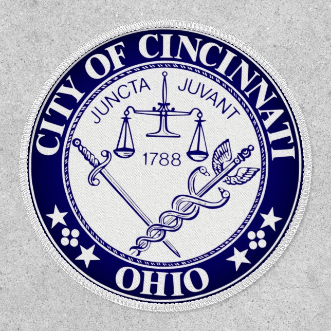 Seal of the City of Cincinnati, Ohio Patch (Front)
