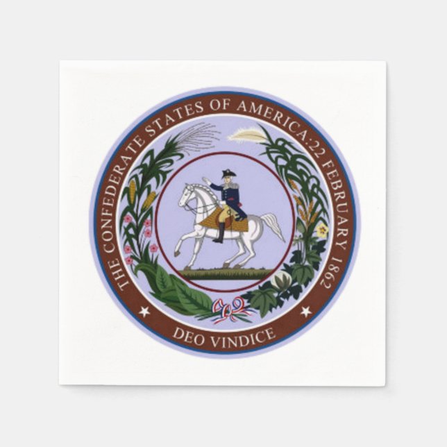 SEAL of the CONDEDERACY Napkins (Front)