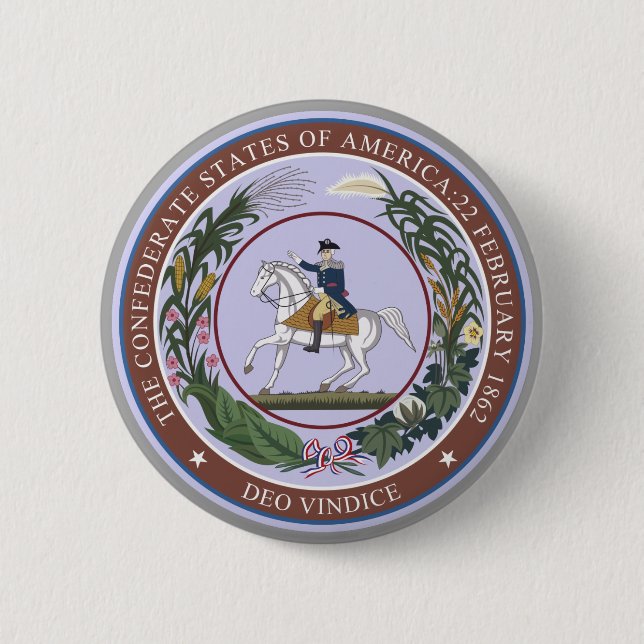 Seal of the Confederacy Button (Front)