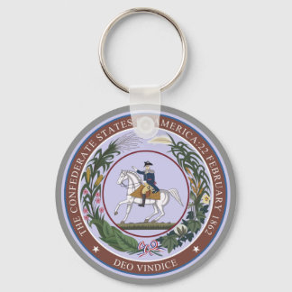 Seal of the Confederacy Keychain
