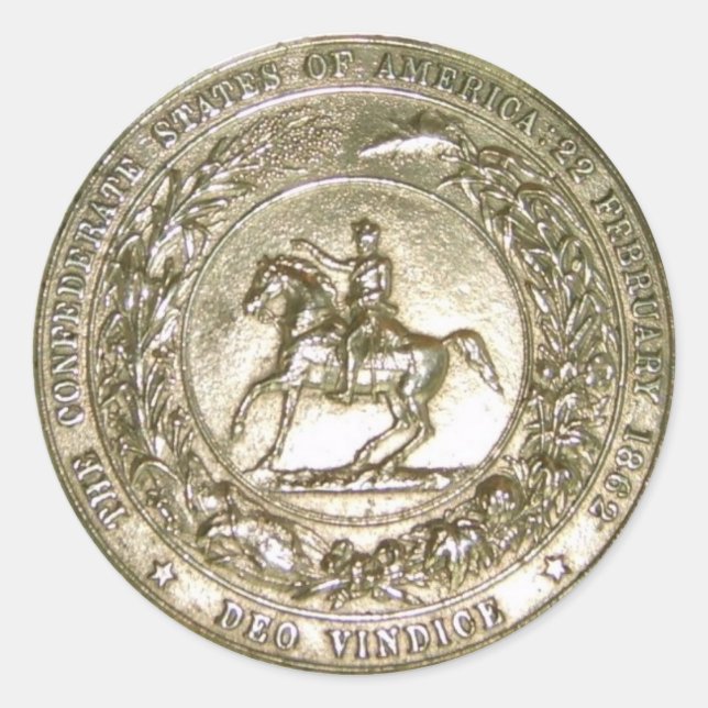 Seal of the Confederate States of America Brass (Front)