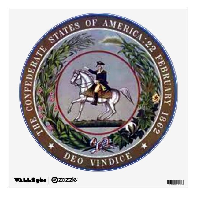 SEAL OF THE CSA WALL STICKER (Front)
