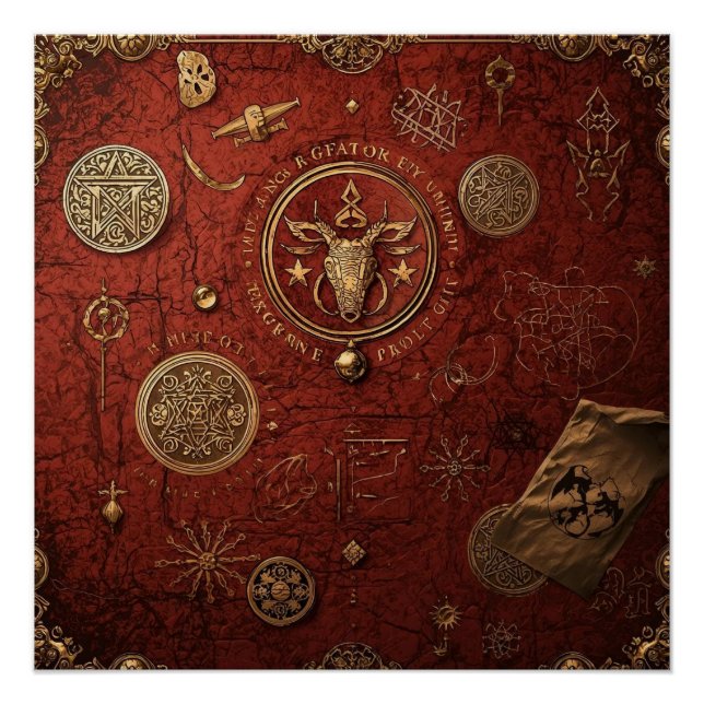 Seal of the Hidden Order Poster (Front)