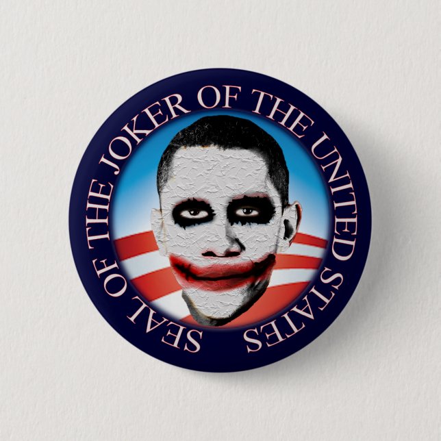 Seal of the Joker of the United States Pinback Button (Front)