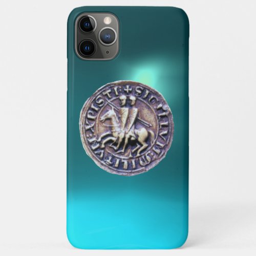 SEAL OF THE KNIGHTS TEMPLAR blue iPhone 11 Pro Max Case