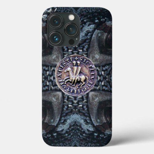 SEAL OF THE KNIGHTS TEMPLAR iPhone 13 PRO CASE