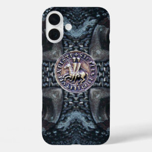SEAL OF THE KNIGHTS TEMPLAR iPhone 16 PLUS CASE