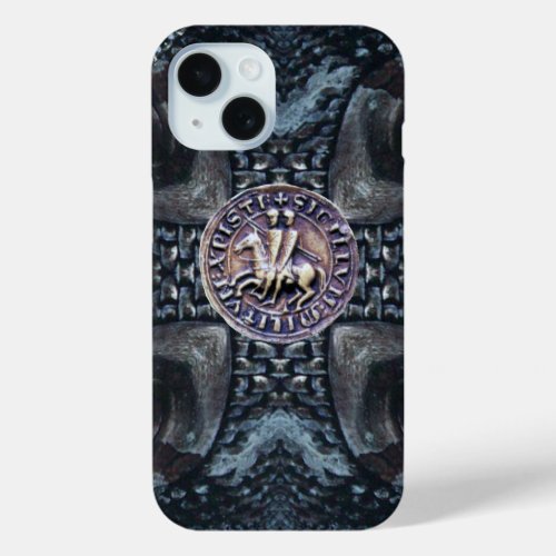 SEAL OF THE KNIGHTS TEMPLAR iPhone 15 CASE