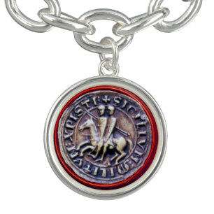 SEAL OF THE KNIGHTS TEMPLAR CHARM BRACELET