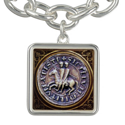 SEAL OF THE KNIGHTS TEMPLAR CHARM BRACELET