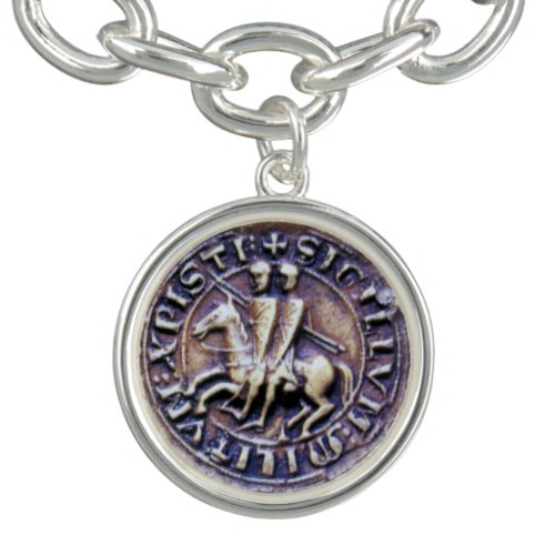 SEAL OF THE KNIGHTS TEMPLAR CHARM BRACELET