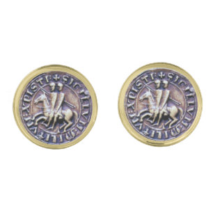 SEAL OF THE KNIGHTS TEMPLAR CUFFLINKS