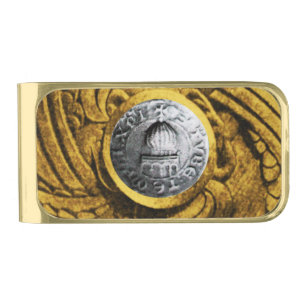 SEAL OF THE KNIGHTS TEMPLAR GOLD FINISH MONEY CLIP