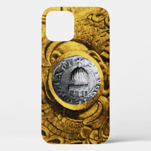 SEAL OF THE KNIGHTS TEMPLAR gold yellow iPhone 12 Case