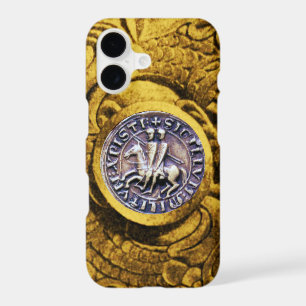 SEAL OF THE KNIGHTS TEMPLAR gold yellow iPhone 17 Case