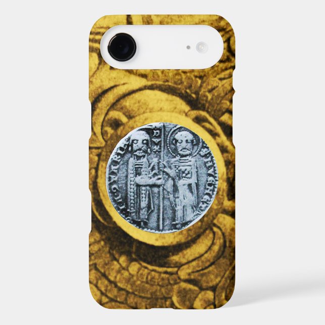 SEAL OF THE KNIGHTS TEMPLAR gold yellow Case-Mate iPhone Case (Back)