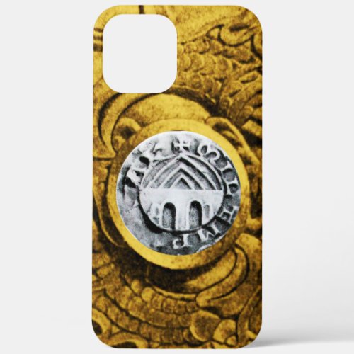 SEAL OF THE KNIGHTS TEMPLAR gold yellow iPhone 12 Pro Max Case