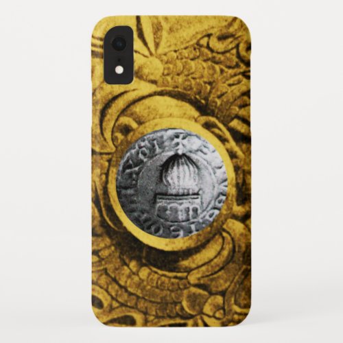 SEAL OF THE KNIGHTS TEMPLAR gold yellow iPhone XR Case