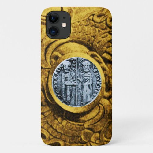 SEAL OF THE KNIGHTS TEMPLAR gold yellow iPhone 11 Case