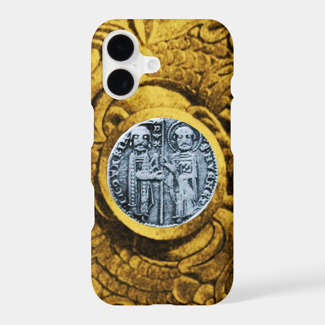 SEAL OF THE KNIGHTS TEMPLAR gold yellow Case-Mate iPhone Case (Back)