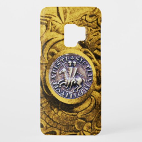 SEAL OF THE KNIGHTS TEMPLAR gold yellow Case_Mate Samsung Galaxy S9 Case