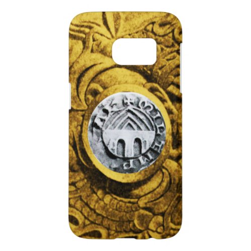 SEAL OF THE KNIGHTS TEMPLAR gold yellow Samsung Galaxy S7 Case