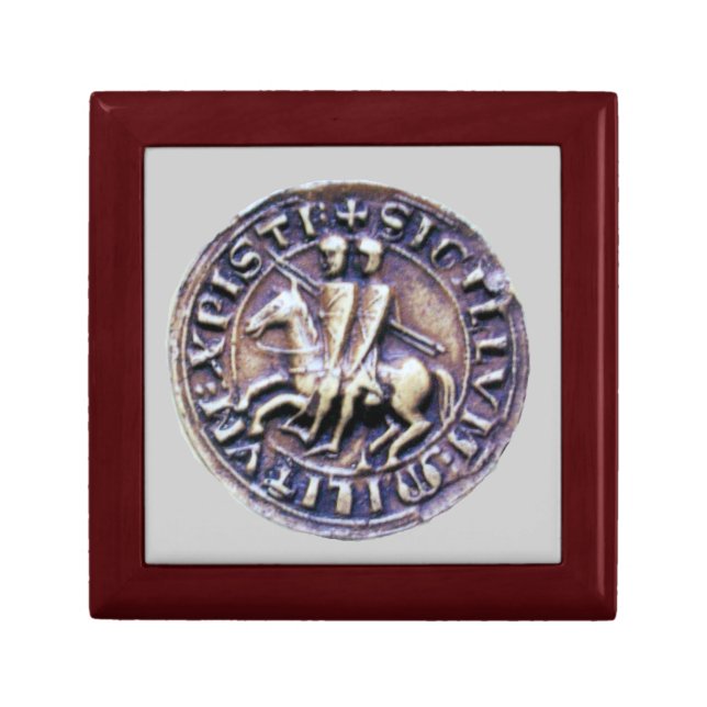 SEAL OF THE KNIGHTS TEMPLAR grey Gift Box (Front)
