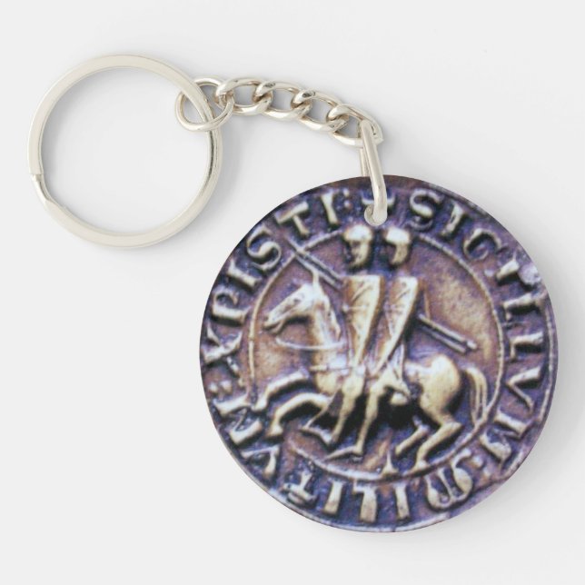 SEAL OF THE KNIGHTS TEMPLAR KEYCHAIN (Front)