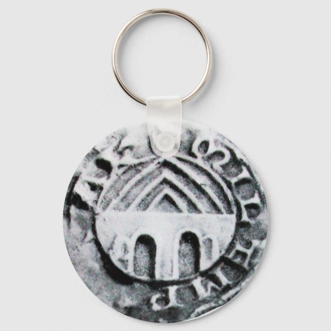 SEAL OF THE KNIGHTS TEMPLAR KEYCHAIN (Front)