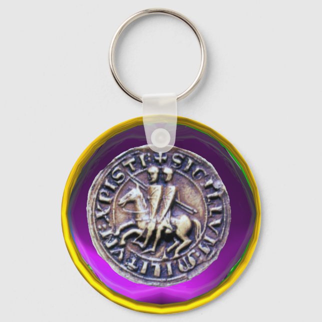 SEAL OF THE KNIGHTS TEMPLAR KEYCHAIN (Front)