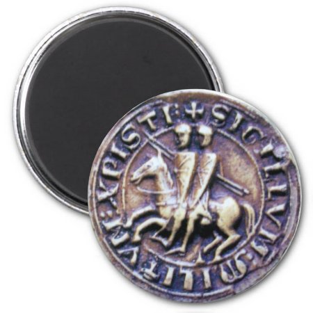 Seal Of The Knights Templar Magnet