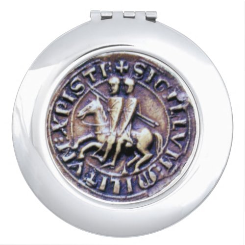 SEAL OF THE KNIGHTS TEMPLAR MIRROR FOR MAKEUP