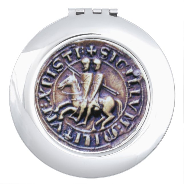 SEAL OF THE KNIGHTS TEMPLAR MIRROR FOR MAKEUP (Front)
