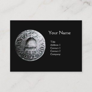 SEAL OF THE KNIGHTS TEMPLAR MONOGRAM BUSINESS CARD