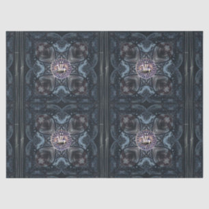 SEAL OF THE KNIGHTS TEMPLAR ON IRON CROSS Black Tissue Paper