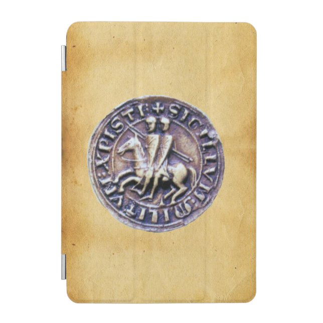 SEAL OF THE KNIGHTS TEMPLAR parchment iPad Mini Cover (Front)