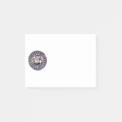 SEAL OF THE KNIGHTS TEMPLAR POST_IT NOTES