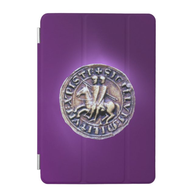 SEAL OF THE KNIGHTS TEMPLAR purple iPad Mini Cover (Front)