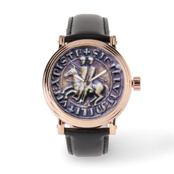 Seal Of The Knights Templar Watch by AiLartworks at Zazzle