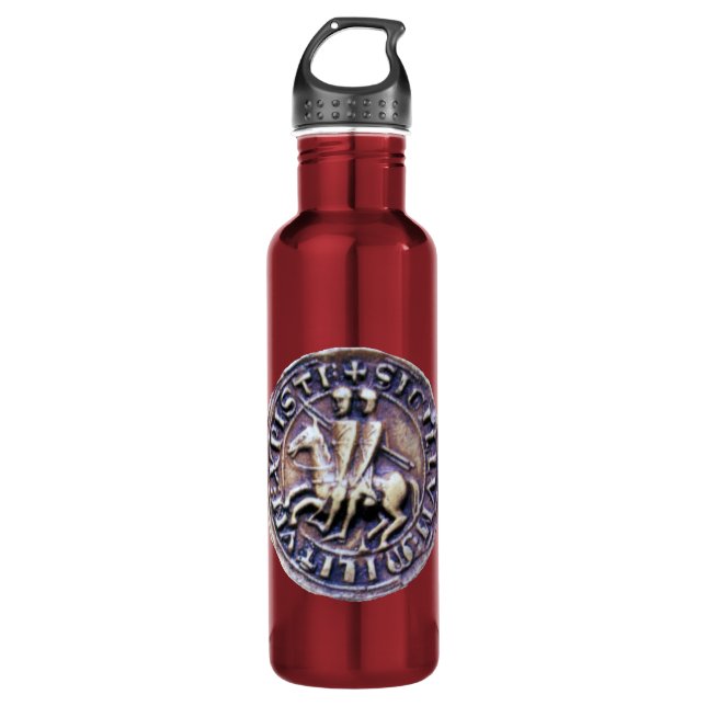 SEAL OF THE KNIGHTS TEMPLAR WATER BOTTLE (Front)