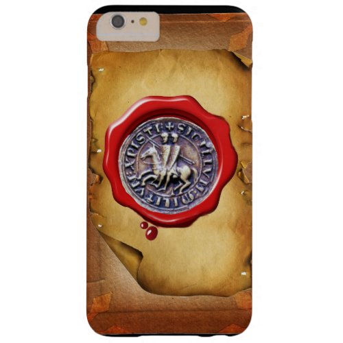 SEAL OF THE KNIGHTS TEMPLAR wax parchment Barely There iPhone 6 Plus Case