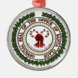 Seal of the Office of Santa Claus Deluxe Ornament