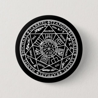 SEAL OF THE SEVEN ARCHANGELS BUTTON