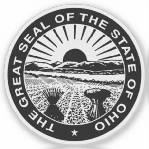 Seal of the state of Ohio, USA Sticker