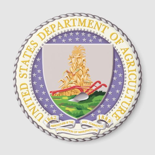 Seal of US Dept of Agriculture Magnet