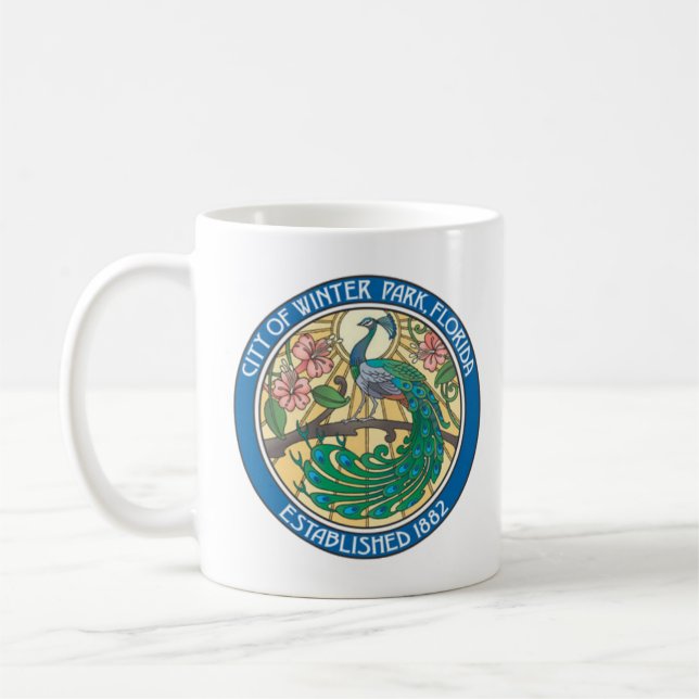 Seal of Winter Park, Florida Coffee Mug (Left)
