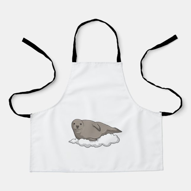 Seal on Clouds Apron (Front)