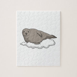 Seal on Clouds Jigsaw Puzzle